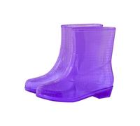 Bottes d'extérieur en Caoutchouc pour Femme Imperméable Coupe-Vent Unisexes sécurité de qualité Chaussures Doublure Tissu Isolation Thermique Hiver Festivals Boue