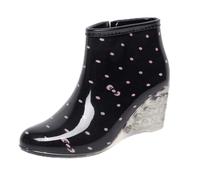 Bottes d'extérieur en Caoutchouc pour Femme Travail imperméables Pluie Enfiler Chaussures Unisexes Imperméabilité Totale Séchage Ultra-Rapide Idéales Festivals Jardin