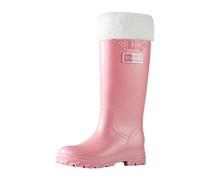 Bottes d'extérieur en Caoutchouc pour Femme Travail imperméables Pluie Semi-compensées Rembourrage EVA Chaussures Doublure Tissu Flexibilité Barefoot l'industrie Alimentaire