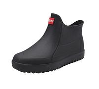 Bottes d'extérieur en Caoutchouc pour Femme Travail imperméables Pluie Semi-compensées Rembourrage EVA Chaussures Compris la Semelle intérieure extérieure Gomme Les Pieds Chauds et secs
