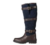 Bottes d'extérieur Highlander en cuir et suède marron/bleu - HORKA - Imperméable et antidérapant 38