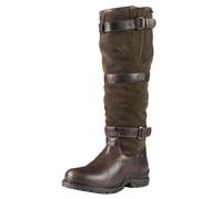 Bottes d'extérieur Highlander en cuir/suède marron/vert - HORKA - Imperméable et antidérapant 40