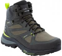 Bottes d'extérieur Jack Wolfskin Force Striker Texapore Mid M Lime/Dark Green 44.5 Hommes