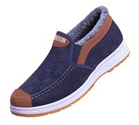 Bottes d'hiver à enfiler pour homme, baskets d'extérieur décontractées pour la randonnée, les garçons, chaussures d'école, chaussures tendance doublées de fourrure, chaussures de fitness, de marche