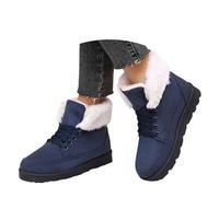 Bottes d'hiver avec semelle compensée épaisse, artificielle, confortable, à la mode, polyvalentes, avec poignets pour les activités de plein air par temps froid, vêtements décontractés quotidiens