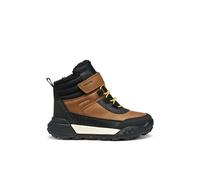 Geox J Trekkyup Boy B ABX Bottines à la Cheville, Lt Brown Black, 25 EU