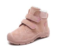 Bottes d'Hiver Chaudes pour Enfants Garçons et Filles avec Doublure Polaire Confortable pour Saisons Froides (7-8 Years)