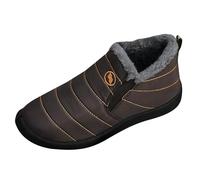 Bottes d'hiver doublées de fourrure pour femme | Bottes de neige pour homme | Bottes à rayures rétro | Bottes d'extérieur à enfiler pour plus de chaleur | Bottes de marche antidérapantes | Bottines