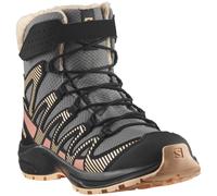 Bottes Salomon XA Pro V8 Winter ClimaSalomon Waterproof gris foncé marron enfant - 38