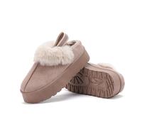 Bottes d'Hiver Femme, Bottes de Neige Classiques Confortables, Talon bas élastiqué, Semelle Intérieure en Mousse à Mémoire de Forme, Plateforme Antidérapante, Doublure en Fourrure Imperméable