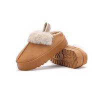 Bottes d'Hiver Femme, Bottes de Neige Classiques Confortables, Talon bas élastiqué, Semelle Intérieure en Mousse à Mémoire de Forme, Plateforme Antidérapante, Doublure en Fourrure Imperméable