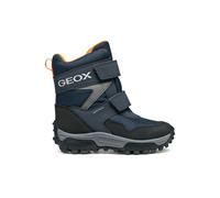 Geox J Himalaya Boy B ABX Bottines à la Cheville, Bleu Marine/Orange, 27 EU