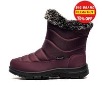 Cotswold Longleat Femmes Hybride Neige Bottes Hiver Rouge Violet