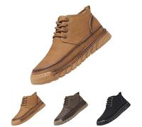 Bottes d'hiver imperméables chaudes et antidérapantes pour homme - Bottes de neige thermiques doublées de fourrure - Chaussures de trekking antidérapantes pour la chasse - Baskets confortables pour