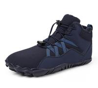 Bottes D'hiver Imperméables Et Chaudes-Chaussures De Randonnée Neige Unisexes À Lacage Rapide, Doublure Polaire, Semelle Antidérapante, Légères Pour Trekking, Marche,Après-Ski Bleu 43 EU