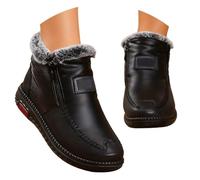 Bottes d'hiver isolantes pour Femmes- Confortables Chaudes antidérapantes et Souples parfaites pour l'extérieur par Temps Froid et Les randonnées en Automne et Hiver (Black, 38)