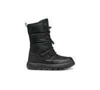 Geox J Willaboom Girl B A Bottes Hautes au Genou, Noir, 39 EU