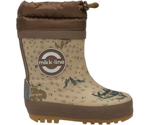 Bottes d'hiver ornÃ©es en caoutchouc bÃ©bÃ© Mikk-Line Marron 19