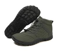 Bottes d'hiver pour femme - Bottes de neige en peluche - Manteau de pluie chaud - Chaussures d'extérieur en tissu pour hommes et femmes - Bottes décontractées à la mode avec semelles épaisses