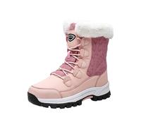 Bottes d'hiver pour femme - Bottes de neige pour femme - Bottes d'hiver pour femme - Bottes d'hiver Nord-Est - Grande taille - Pour les voyages en plein air - Bottes épaisses et rembourrées - Marron