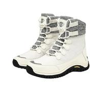 Bottes d'hiver pour femme - Bottes de neige rembourrées et chaudes - Pour femme dans le nord-est - Pour les voyages en plein air - En coton - Antidérapantes - Noir, beige, 40 EU