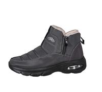 Bottes d'hiver pour femme - Doublées en fourrure synthétique - Confortables - Isolantes - Résistantes et durables - Pour femme, 05 gris., 40 EU
