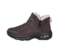 Bottes d'hiver pour femme - Doublées en fourrure synthétique - Confortables - Isolantes - Résistantes et durables - Pour femme, Café 03, 38.5 EU