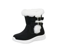 Bottes d'Hiver Pour Femmes Elegant Plates Doublure Peluche Chaude Bottes De Neige Fermeture Éclair Semelle Antidérapant Légères Confortables Tendance Chaussures Marche Femmes 40