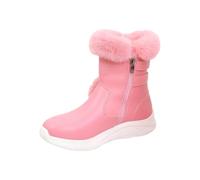 Bottes d'Hiver Pour Femmes Elegant Plates Doublure Peluche Chaude Bottes De Neige Fermeture Éclair Semelle Antidérapant Légères Confortables Tendance Chaussures Marche Femmes 40