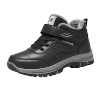 Bottes d'hiver pour homme - Doublées - Imperméables - Chaussures de sport pour homme - Chaussures de travail chaudes et confortables - Doublure en peluche chaude - Semelle antidérapante - Design