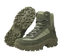 Bottes d'hiver pour homme - Doublure chaude - Bottes de neige pour homme - Chaussures de randonnée - Antidérapantes - Chaussures de trekking - Bottes de randonnée légères, vert, 44 EU