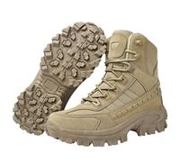 Bottes d'hiver pour homme - Doublure chaude - Bottes de neige pour homme - Chaussures de randonnée - Antidérapantes - Chaussures de trekking - Bottes de randonnée légères, kaki, 43 EU