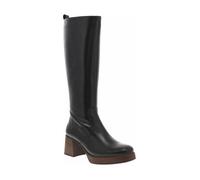 Bottes - DORKING - Noir - Cuir - Talon décroché moyen - Hauteur de tige moyenne 39