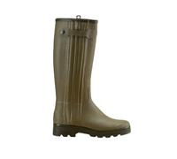 Bottes homme Le Chameau Chasseur Cuir avec doublure en cuir Vert 46