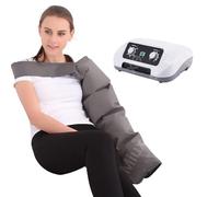 Bottes électriques de compression d'air - Masseur de jambes - 6 chambres - Machine de récupération - Drainage lymphatique - Pour douleur et circulation - Jambes enflées, œdème, soulagement musculaire