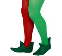Smiffy's Bottes d'elfe Vert Halloween