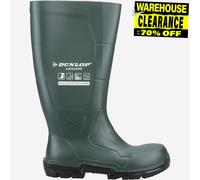 DUNLOP JobGUARD O4 - Bottes de travail pour hommes et femmes - Imperméable - Embout souple - Antidérapant SRC - Résistant aux produits chimiques - Arbre haut - Vert - Pointures 37 à 49