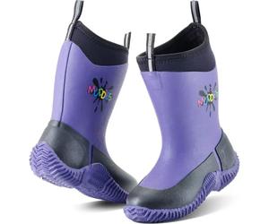 Bottes en caoutchouc bÃ©bÃ© fille Grubs Boots Muddies Icicle Violet 24