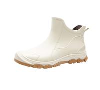 Bottes en caoutchouc courtes pour homme - Imperméables et antidérapantes, kaki, 42.5 EU