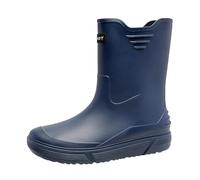 Bottes en caoutchouc doublées pour homme Chaussures de pluie imperméables pour hommes qui portent des chaussures de style européen en dehors du métro, chaussures en caoutchouc antidérapantes pour la