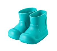 Bottes en Caoutchouc Enfants Antidérapant Imperméable Chaussures de Pluie Résistant Semelle Antidérapante Confortable Confortables Matériau PVC Détails Réfléchissants pour Garçons et Filles