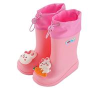 Bottes en caoutchouc enfants Bottines Impérmeables Botte Léger Semelle Confortable Confortables Style dessin animé Convient pour la saison des pluies