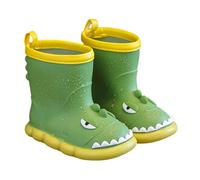 Bottes en Caoutchouc Enfants Galoches Imperméables Botte Léger Semelle paissie Antidérapant Style Simple Matériau PVC Détails Réfléchissants pour Garçons et Filles