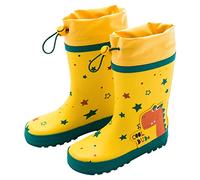 Bottes en Caoutchouc imperméables pour Enfants Chaussures Wellies Style Simple de Pluie très légères Mousse EVA garçons et Filles Enfant Adolescents Adultes