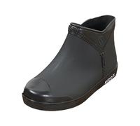 Bottes en caoutchouc imperméables pour femme - Bottes mi-hautes - Couleur unie - Bottes en caoutchouc légères - Confortables - Antidérapantes - Chaussures d'extérieur, Noir , 39 EU
