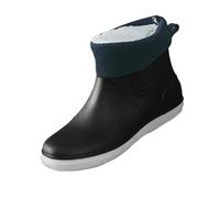 Bottes en caoutchouc légères pour homme et femme - Bottes de pluie courtes pour femme - Bottes de jardin - Bottes de pluie pour femme - Bottes de pluie pour femme - Bottes de travail en dentelle, Noir