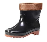 Bottes en caoutchouc pour chaussures de pluie en silicone pour homme, marron, 40 2/3 EU