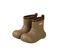 Bottes en caoutchouc pour enfant - Doublées - Coupe-vent - Antidérapantes - Imperméables - Design mignon - Chaudes - Avec imprimé de dessin animé - Sportives et confortables - Tailles disponibles