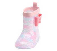 Bottes en caoutchouc pour enfant - Unisexe - Antidérapantes - Respirantes - Respirantes - Pour filles et garçons - Bottes de pluie légères - En caoutchouc - Bottes de pluie mi-hautes imperméables, E07