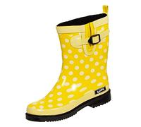 Bottes en caoutchouc pour femme - Avec manchette et semelle intérieure profilée 40 jaune